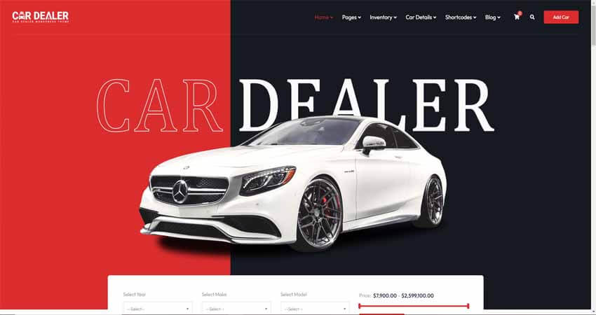 Car Dealer- Automotive Responsive WordPress Theme