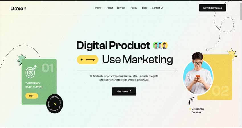 Dexon- SEO & Digital Marketing WordPress Theme