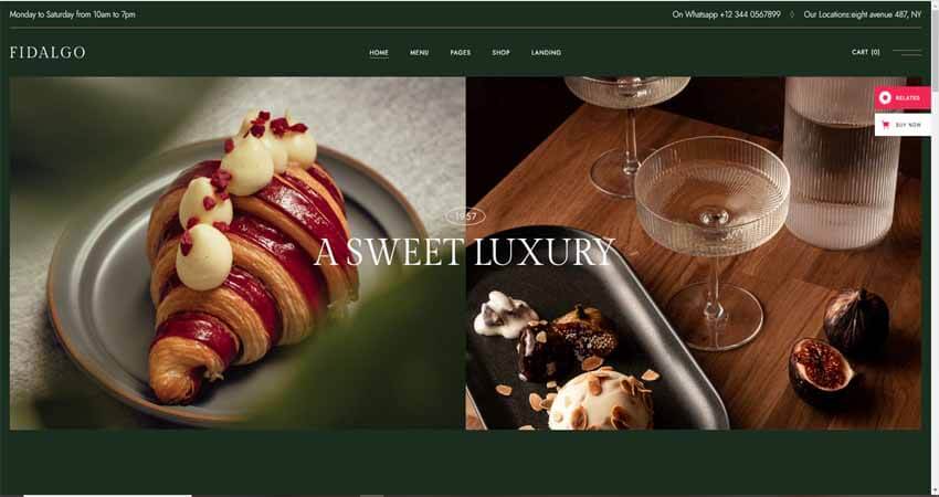 Fidalgo-Resturant WordPress Theme