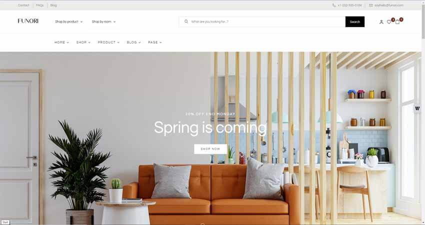 Funor- Furniture WooCommerce WordPress Theme