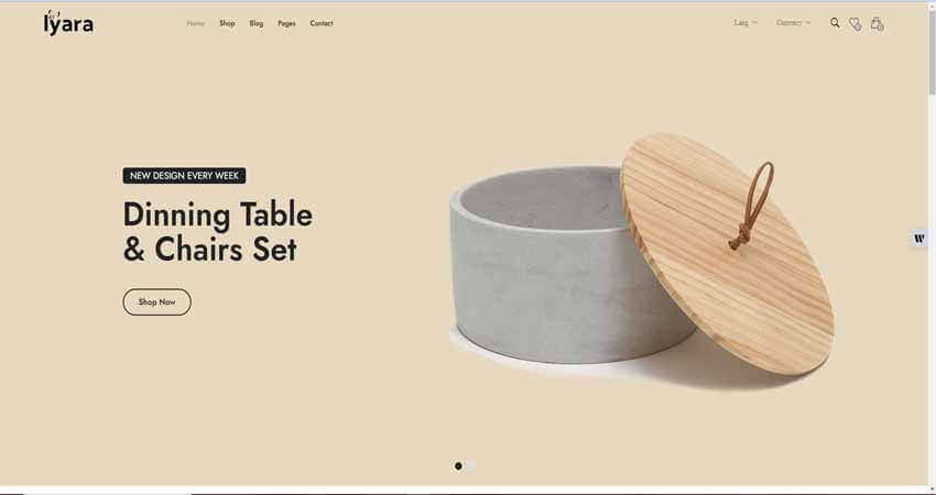 Lyara- Furniture Store WooCommerce WordPress Theme