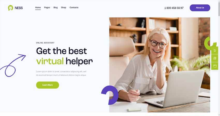 Ness-Marketing Agency & SMN WordPress Theme
