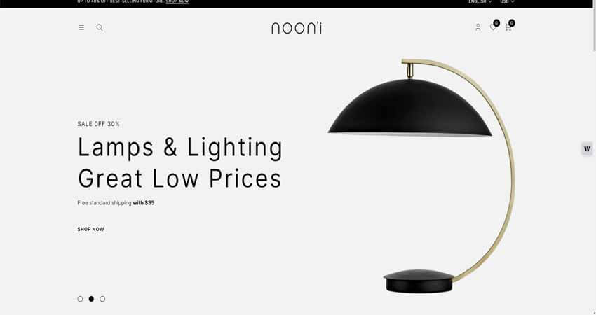 Nooni: Furniture & Fashion WooCommerce Theme