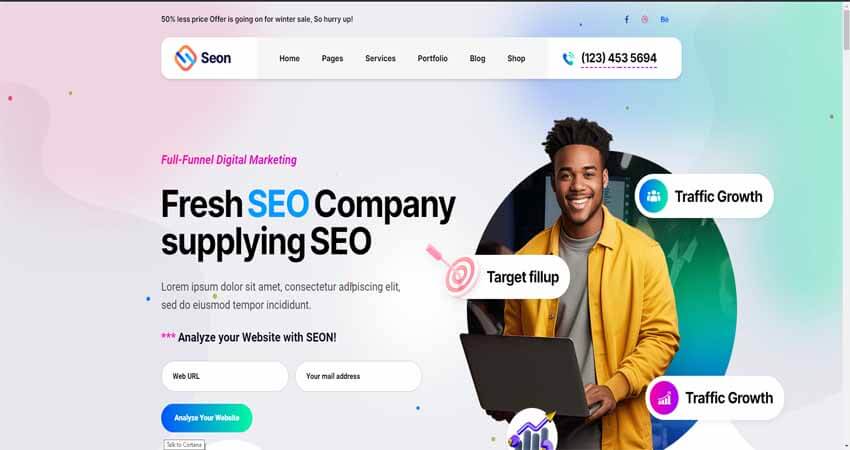 Seon- Marketing WordPress Themes