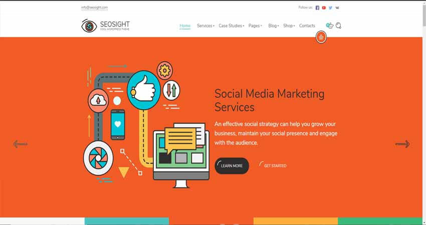 Seosight- Digital Marketing Agency WordPress Theme