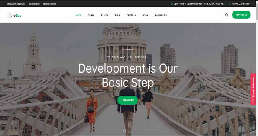 TheGov-Municipal and Government WordPress Theme