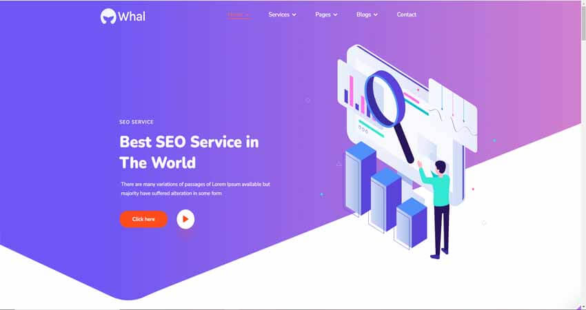 Whal- Digital Marketing & SEO WordPress Theme