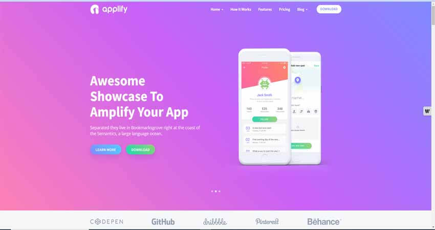 Applify - App Landing Page HTML