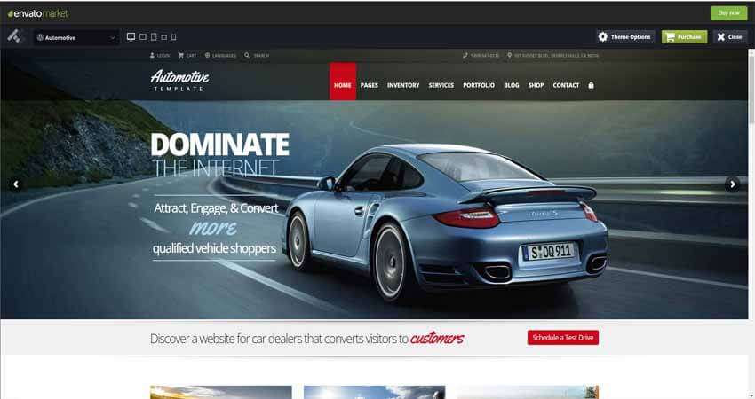 Automotive Car Dealership Business WordPress Theme (1)