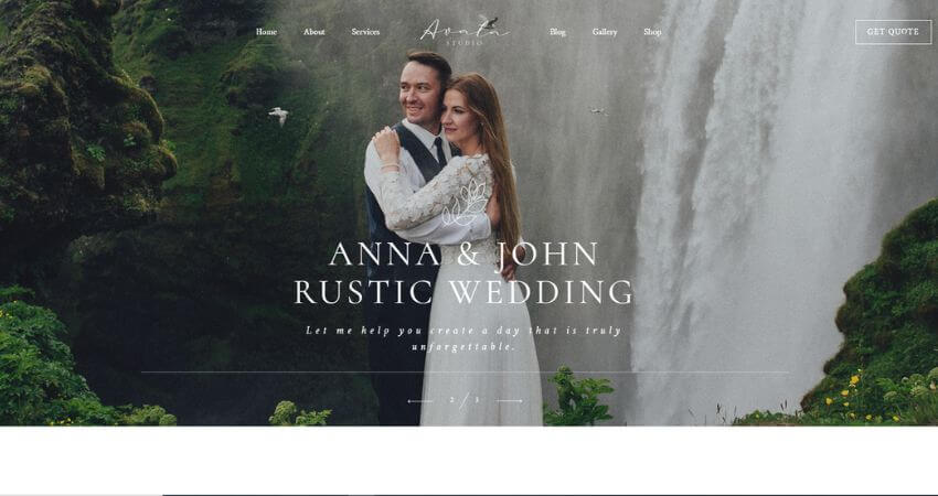 Avala - Wedding & Event WordPress Theme