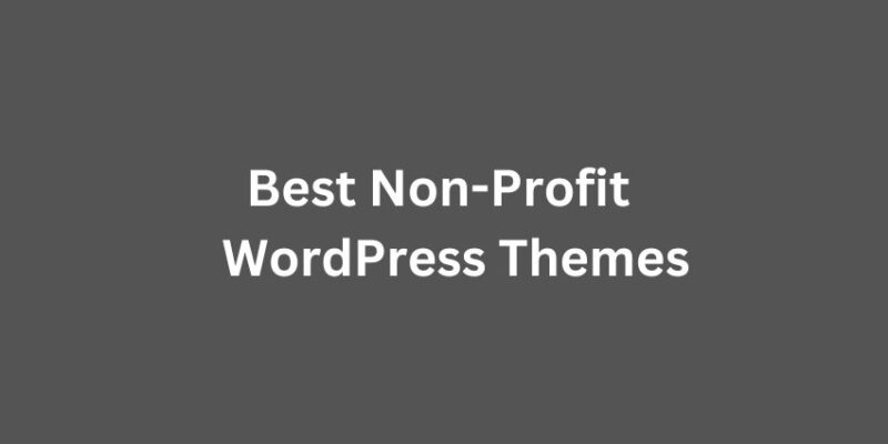 Best Non-Profit WordPress Themes