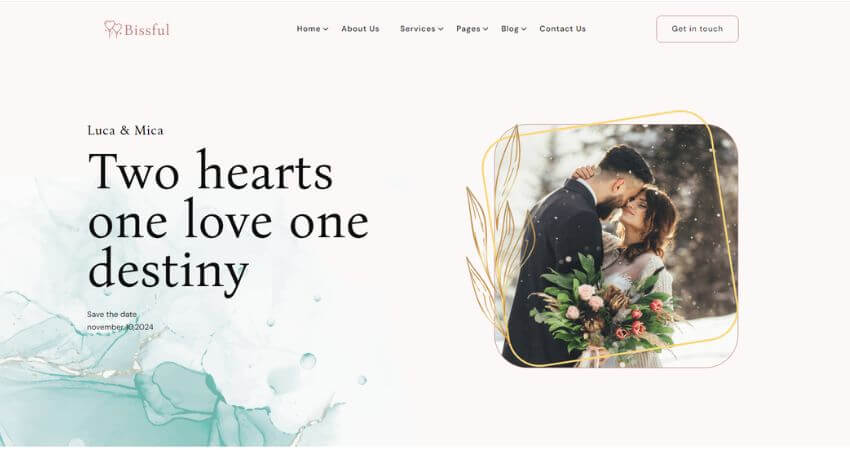 Bissful - Wedding & Event WordPress Theme