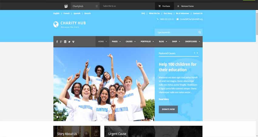 Charity Hub – Nonprofit Fundraising Theme