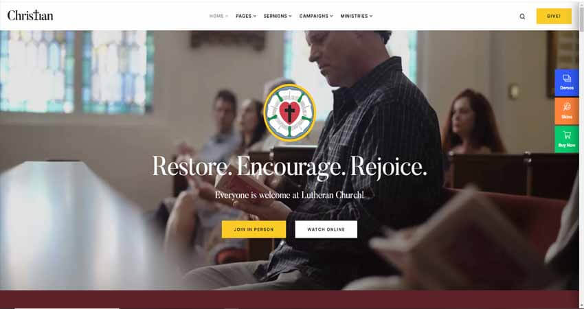 Christian-Church WordPress Theme