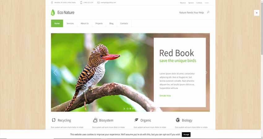 Eco Nature – Environment & Ecology WordPress Theme