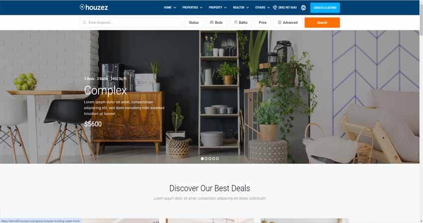 Houzez- Real Estate WordPress Theme