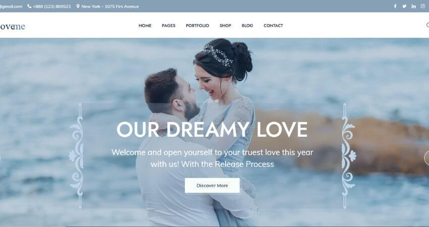 Loveme - Wedding & Wedding Planner WordPress Theme