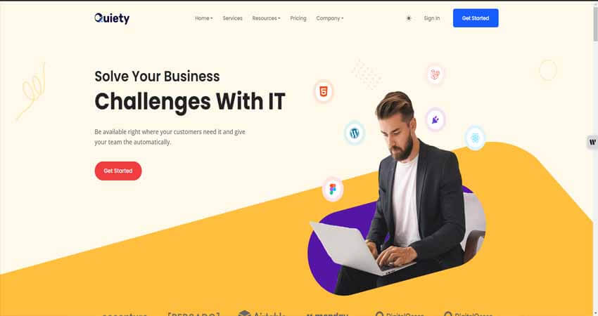 Quiety – Software & IT Solutions HTML Template