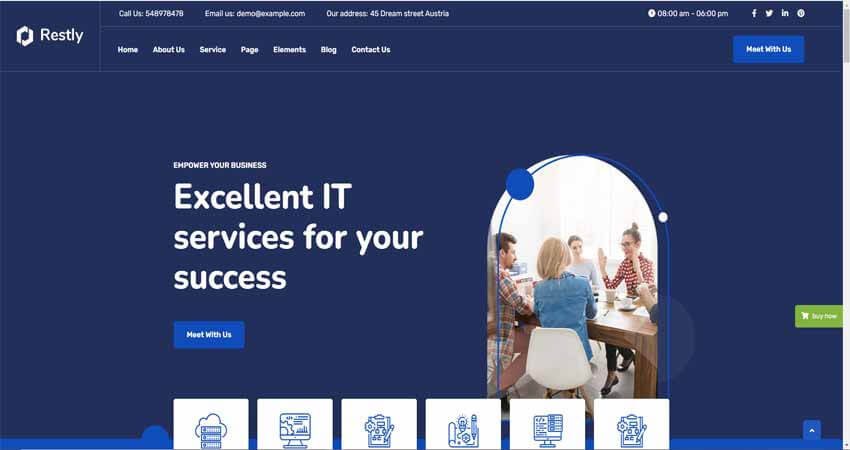 Restly- IT Solution Company WordPress Theme