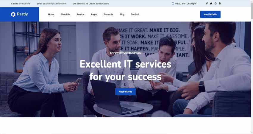 Restly-IT Solutions Technology HTML Template