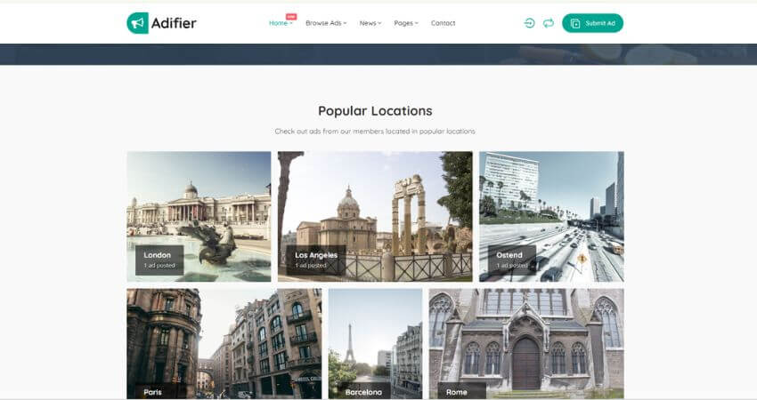 Adifier - Classified Ads WordPress Theme