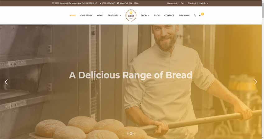 Bakery  WordPress Cake & Food Theme