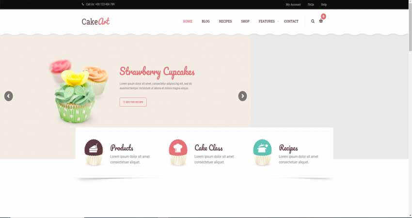 Levain Cake WordPress Theme