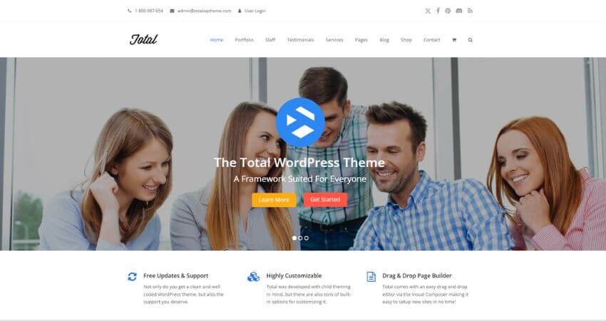 Total - Responsive Multi-Purpose WordPress Theme