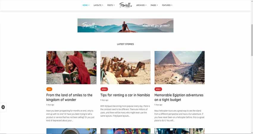 Best Travel WordPress Themes 2024