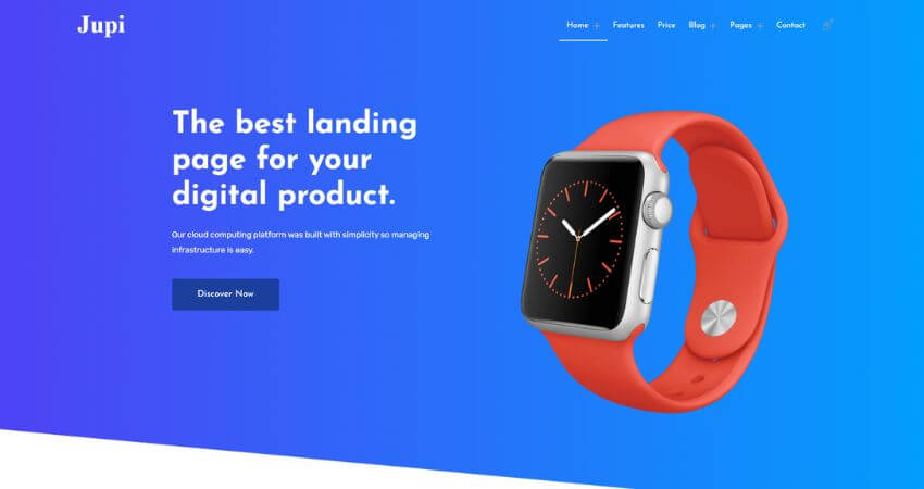 Jupi - Product Landing WordPress Theme