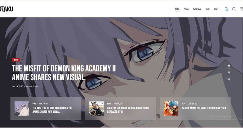 Otaku - Anime, Manga & K-Pop WordPress Theme