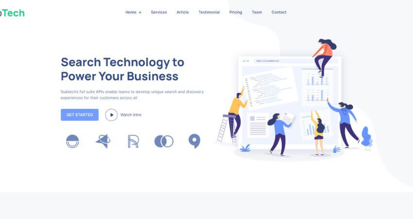 SubTech - Digital Marketing Agency WordPress Theme