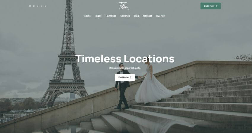 Tilia - Photography Portfolio WordPress Theme