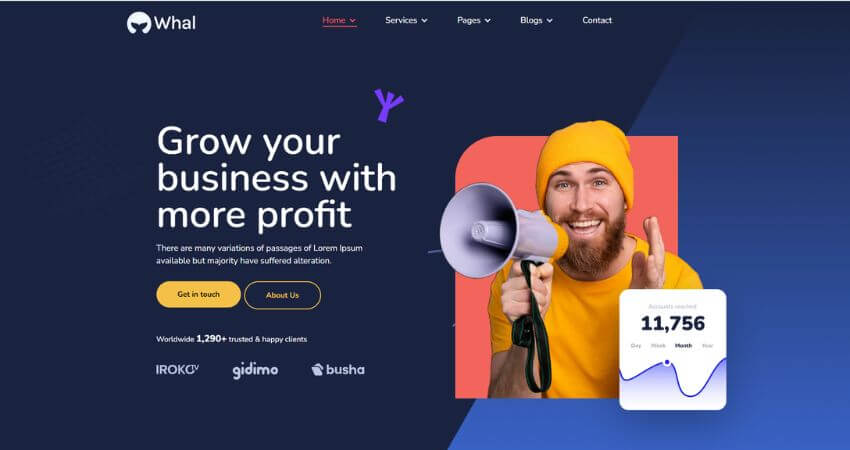 Whal - Digital Marketing & SEO WordPress Theme
