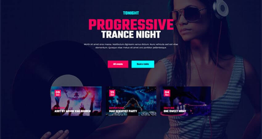 Acidum  Night Club and DJ WordPress Theme