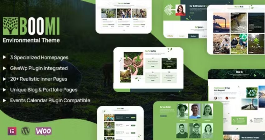 Best Environmental WordPress Themes in 2024