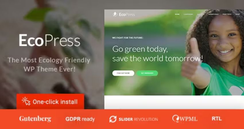 Best Environmental WordPress Themes in 2024